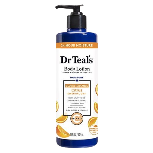 Dr Teal's Moisture Glow & Radiance Body Lotion with Vitamin C 532ml