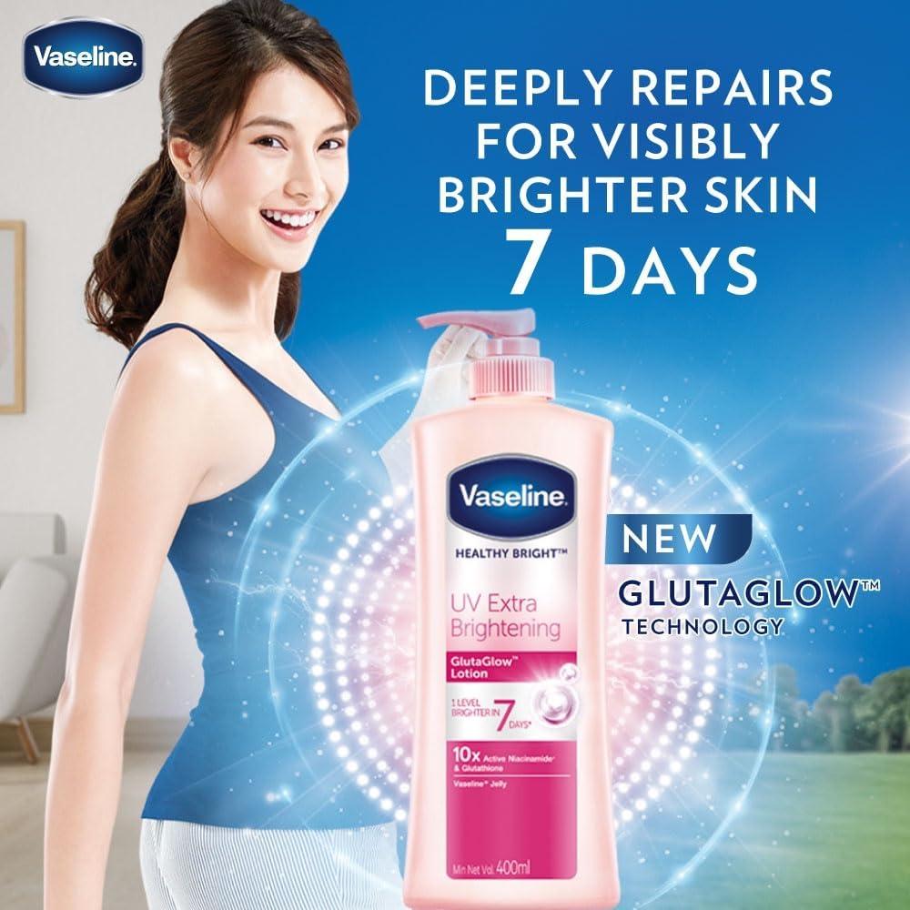 Vaseline UV Extra Brightening Gluta Ceramide Lotion 490ml - Image 2