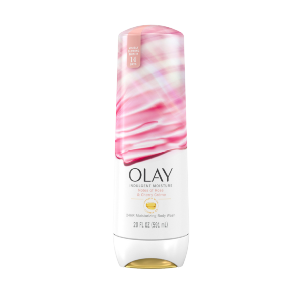 Olay Indulgent Moisture Body Wash Notes of Rose and Cherry 591ml