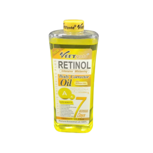 Veet Gold Retinol Intensive Whitening Body Corrector Oil 1000ml