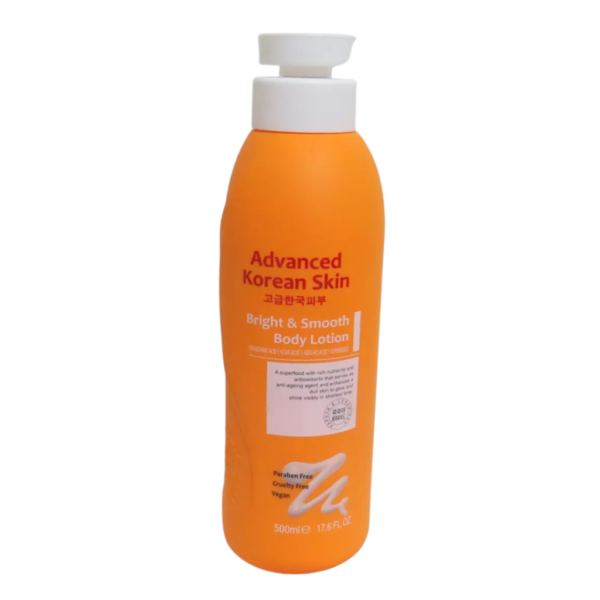 Advanced korean skin bright and smooth body lotion 500ml