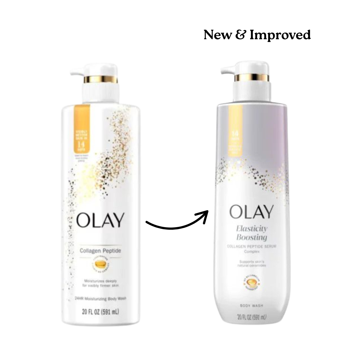 Olay Collagen Peptide Body Wash 591ml