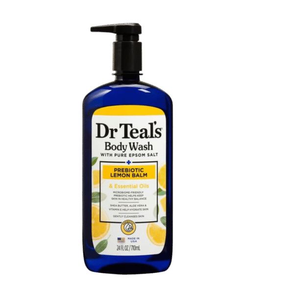 Dr. Teal's Epsom Salt Body Wash with Prebiotic Lemon Balm 710ml