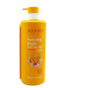 Aqua Rich Hydrating Body Gel Wash 1000ml (Vitamin C & Tumeric)