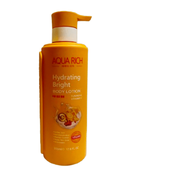 Aqua Rich Hydrating Bright  Body Lotion - Vitamin C &  Turmeric 500ml