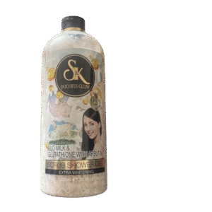 SK Duchess Glow Duo Milk  & Glutathione with Arbutin Scrub Shower Gel 1000ml